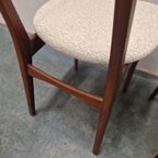 4 Vintage Eetkamerstoelen Deense Stoelen Vintage Stoelen thumbnail 17