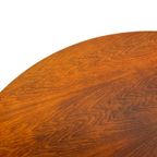 Vintage Houten Ronde Salontafel Jaren 60 Design thumbnail 14
