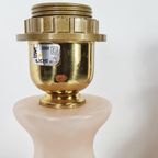 Hollywood Regency Alabaster Lampen Marmer Roze thumbnail 3