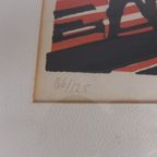 Litho Akke Sins , Ploegende Boeren, 1963 thumbnail 14