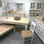 Prachtige Grote Landelijke Eettafel 220 Bij 97 Cm thumbnail 17