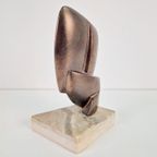 Abstract Keramiek Beeld Op Marmer Voet ‘60 thumbnail 9