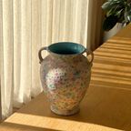 Vintage 1970S Pastel Pottery Vase thumbnail 5