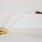 Vintage Messing Plexiglas Grupo Mci Bureaulamp '70 Regency thumbnail 8
