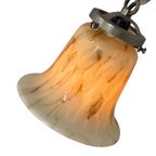 Art Deco - Desk Lamp With Marbled Glass - Period Piece - Adjustable Shade thumbnail 5