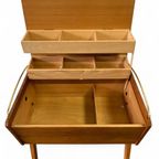 Vintage Naaikist Op Poten – Mid-century Opbergbox thumbnail 10
