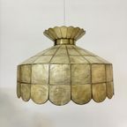 Vintage Mother Of Pearl Hanging Lamp 1970S thumbnail 6