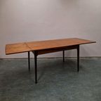 Vintage Eettafel Uitschuifbare Tafel Teakhout Tafel thumbnail 2