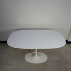 Ovale White Tulip Dining Table By Maurice Burke For , 1960'Sarkana thumbnail 3