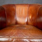 Cow Leather Club Chair thumbnail 9