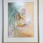 Pastel Kunst Agy Claessen Stilleven Met Masker 2 Lijst Art thumbnail 5