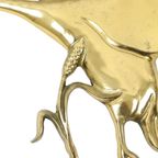 Messing Opvliegende Ganzen Mid Century Muurdecoratie Vogels thumbnail 15
