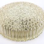Glashütte Limburg Plafondlamp Plafonniere Amberkleurig Vintage thumbnail 6