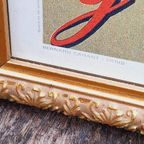 Authentiek Reclame Karton, Herdrukt Door Banania 80'r Jaren. thumbnail 3