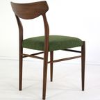 Set 4 Vintage Lübke Stoelen 'Waldbrunn' New Upholstery thumbnail 16