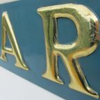 Marita, 2 X Vintage Metalen Naamborden Van Schip, Boot thumbnail 11