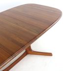 dyrlund Ovalen 1x Verlengbare Eettafel Massief Teak Vintage Deens thumbnail 18