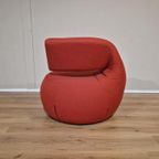 Leolux Gisa Draaifauteuil - Rood - Stof - Design - Zgan thumbnail 5