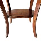 Elegante Hoge Vintage Art Nouveau Plantentafel Eiken 1920’s thumbnail 5