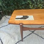 Vintage Teak Salontafel Met Omkeerbaar Blad 1960S thumbnail 5