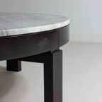 Vintage Rond Mid-Century Marmer Salontafel thumbnail 10