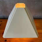 Vintage Jaren 70 Wit Metalen Post Modern Design Tafellamp thumbnail 14