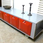 Prachtige Rood Grijs Tv Meubel thumbnail 7