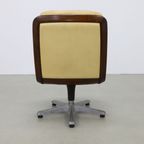 Vintage Bureaustoel Vergaderstoel Leder Eugen Schmidt, 1960 thumbnail 5