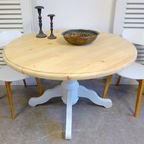 Prachtige Grote Ronde Mango Eettafel 140 Cm thumbnail 8