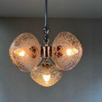 Mooie Vintage Plafondlamp Cluster Van 5 Bollen thumbnail 7