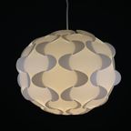 Witte Polypropyleen Hanglamp Van Gunner Jensen Voor Ikea *** Model Fillsta *** 2000 *** Zweden thumbnail 11