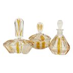 Vintage Phönix Amber Toiletset Parfumset Boudoir Bleikristal thumbnail 13