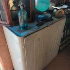 Vintage Ijzeren Fabriekskast, Archiefkast Industrieel thumbnail 3