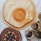 Vintage Okergele Schaal Persglas thumbnail 8