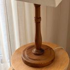 Vintage Rare Ikea Pine Wood Table Lamp thumbnail 2
