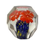 Handmade - Facet Cut - Presse Papier / Paperweight- Floral Decor thumbnail 3