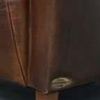 Tijdloze En Exclusieve Rundleren Aviator Design Fauteuil Met Een Unieke Kleurstelling thumbnail 13