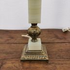 Vintage Tafellamp Nachtlampjes Messing En Marmer Lampen thumbnail 11