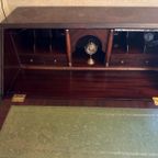 Edwardian Mahogawy Bureau Leather Top Anno 1910 thumbnail 2