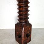 Sculptuur Object Antieke Wijnpers, Frankrijk 19e Eeuw thumbnail 5