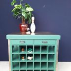 Retro Vintage Teak Fineer Mini Bureau, Bureautje, Desk, Kast thumbnail 18