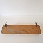50's Vintage Kapstok Rood Kapstokje Fifties Wandkapstok thumbnail 3