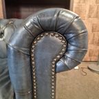 Chesterfield Ingleton 3-zits - Antiek Blauw thumbnail 5