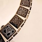 50's Vintage Ronde Spiegel Mozaique Jaren 50 Fifties thumbnail 3