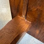 3x Brutalist Nesting Tables – Oak thumbnail 10