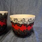 Bay Keramik - Set Van 2 Bloempotten thumbnail 4