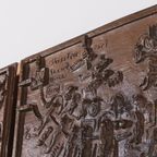 Unique Bronze Wall Landscape From Bror Marklund Sweden 1950’s thumbnail 5