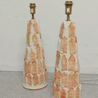 2 Grote Keramische Tafellampen, "Dutchie" Door Lamp Atelier thumbnail 3