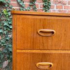 Vintage 4-ladenkast Mid Century thumbnail 4