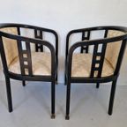 6 Josef Hoffman Stijl Stoelen Design Arts & Crafts thumbnail 6